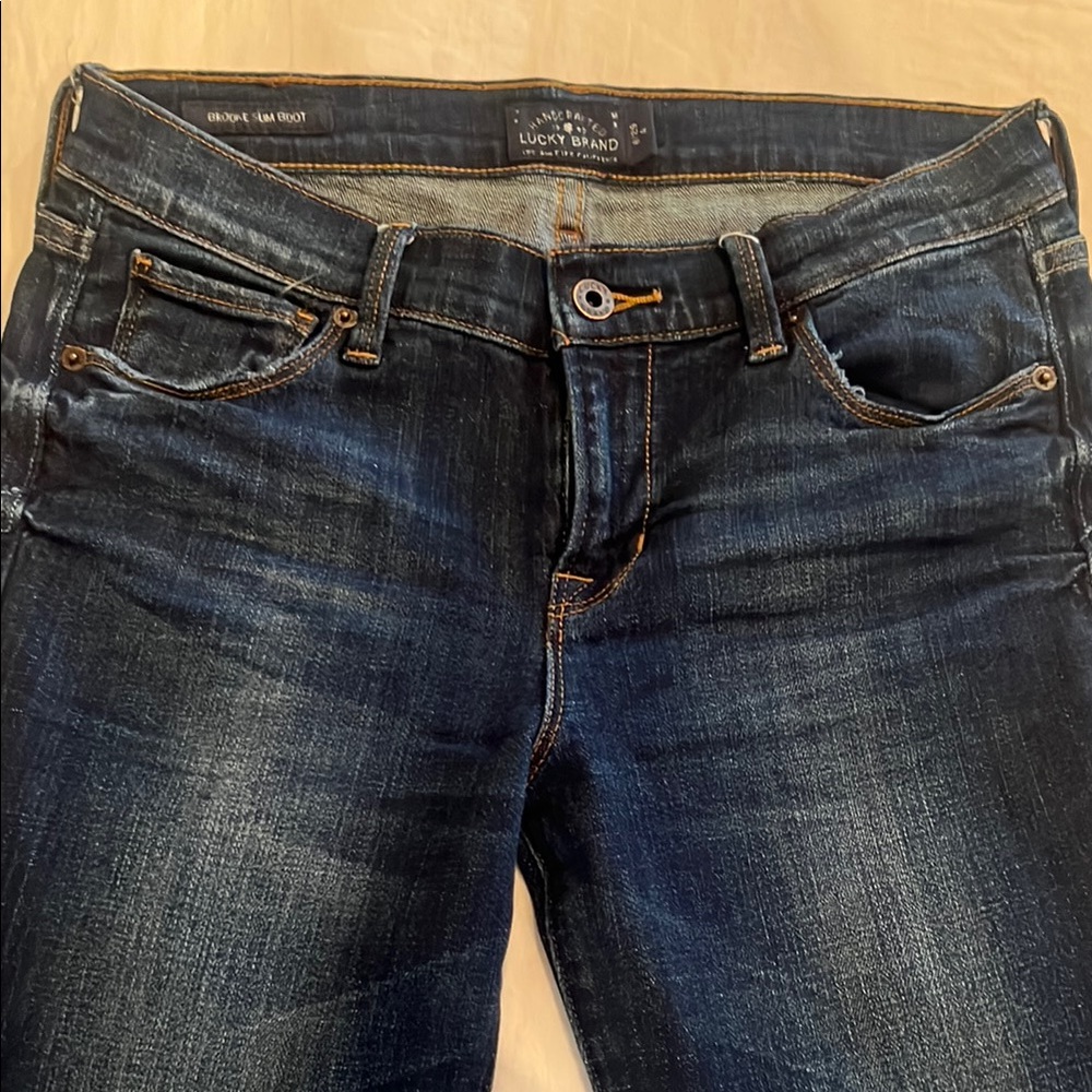 Lucky Brand Blue Boot cut  Jeans with Authentic Fading
